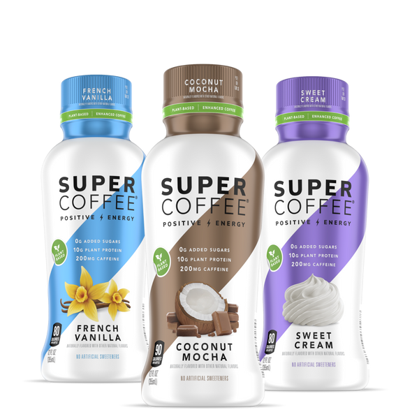 Super Coffee Plant-Based Variety Pack (3 Pack)